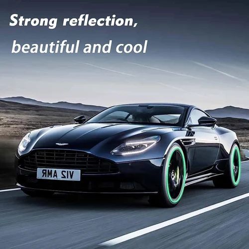 20PCS Reflective Car Wheel Sticker Luminous Car Stickers Wheel Stickers Rim Stickers