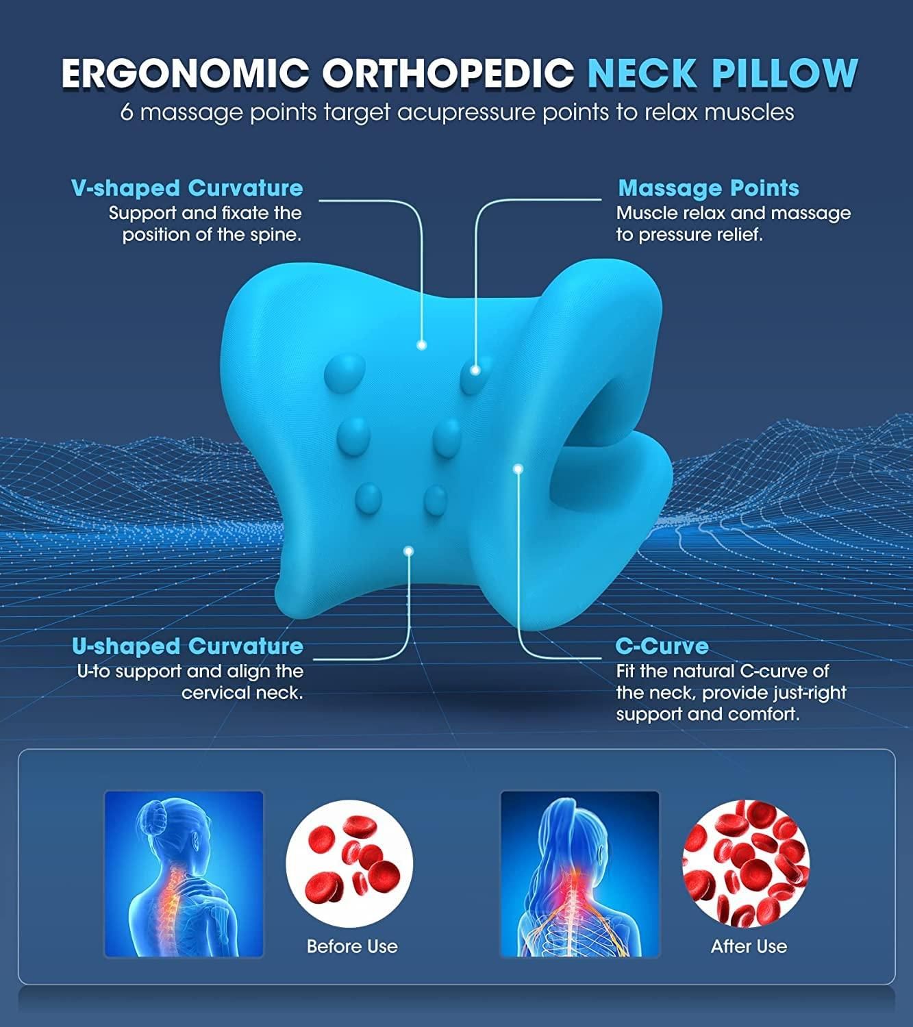 Neck and Shoulder Relaxer For Cervical Spine Alignment