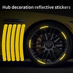 20PCS Reflective Car Wheel Sticker Luminous Car Stickers Wheel Stickers Rim Stickers